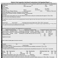 Exterior-Only Individual Condominium Unit Appraisal Report Form 1075